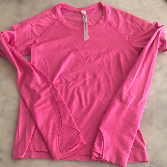lululemon athletica Tops - Lululemon Pink Swiftly Tech Long Sleeve size 4